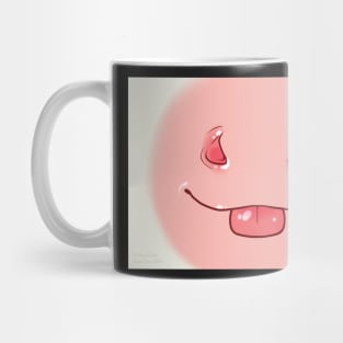 Pink Pony Blep Face Mug